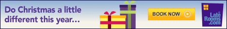 LateRooms.com - The hotel industry's late availability database offering over 500,000 genuine hotel deals in over 47,000 properties and discount hotels across the UK and Worldwide. With up to 50% off thousands of discount hotel rooms in properties ranging from 4 star and 5 star luxury hotels through to unique guest houses, from city apartments to rural bed and breakfasts. LateRooms.com offer a unique vehicle through which hotels across the globe can sell their empty rooms. In order to ensure rooms are filled, hotels are willing to drop their prices whether this is at the last minute or up to 12 months in advance. Search through (literally) thousands of deals which can be booked online or by phone. You then simply pay the hotel on departure.
