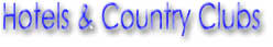 UK Hotels & Country Clubs