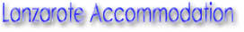 Lanzarote Accommodation