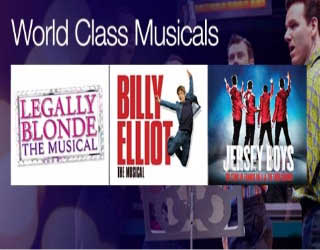 World Class Musicals - International hit shows in London seen by over 20 million people worldwide. Prices are based on two people sharing twin or double room in a centrally located London hotel with full breakfast.